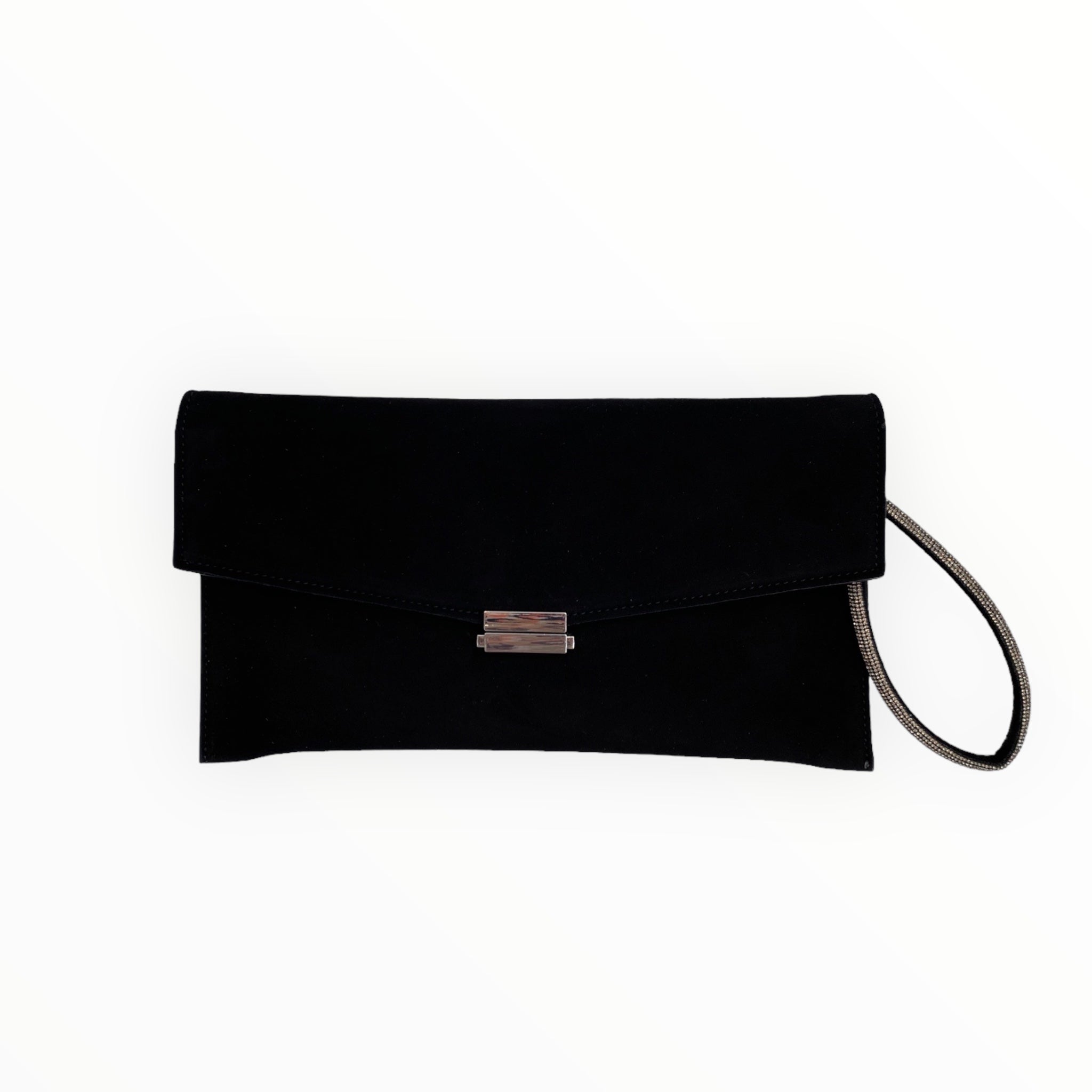 Buy online Black Suede Box Clutch from bags for Women by Colors Inc. for  ₹1700 at 57% off | 2024 Limeroad.com