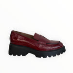 Wonders Devina Wine Patent Chunky Loafer