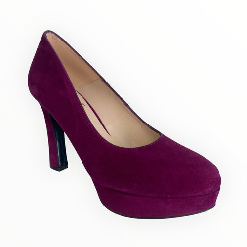 Marian Purple Suede Platform Shoe