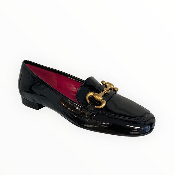 Le Babe Black Patent Loafer