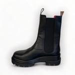 Le Babe Black Leather Chelsea Boot