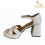 Wonders Julia White Platform Sandal