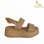 Repo Beige Wedge Sandal