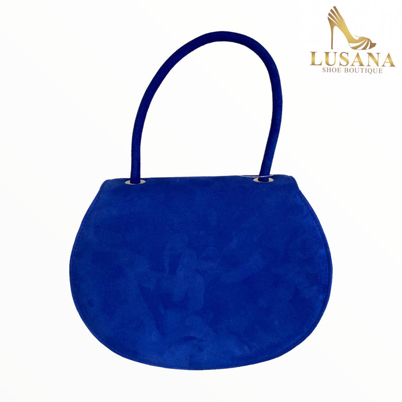 Marian Blue Suede Bag