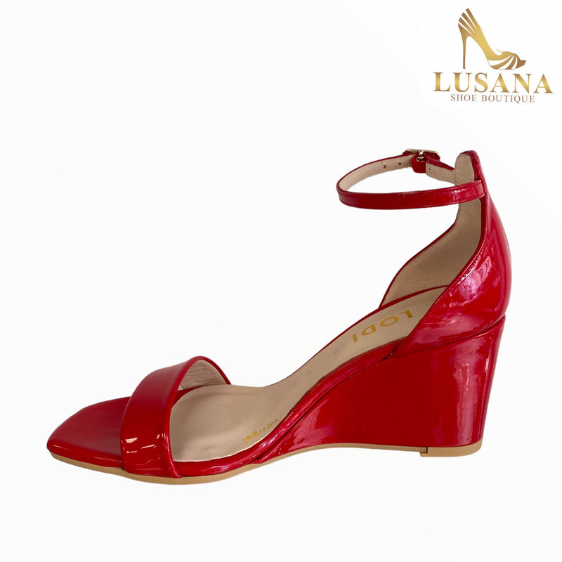 LODI Lismer Red Wedge Sandal