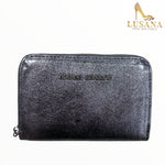 Andrea Cardone Silver Leather Wallet