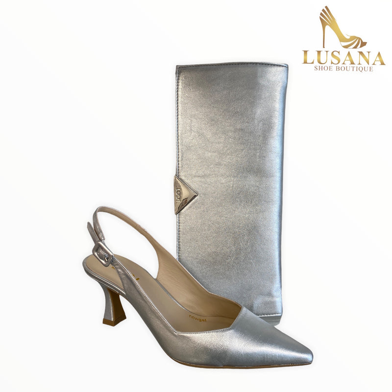 LODI Juco Silver Slingback