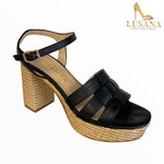 LODI Black Platform Sandal