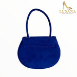 Marian Blue Suede Bag