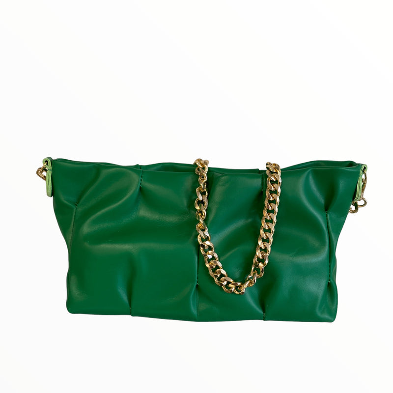 Marian Green Clutch Bag