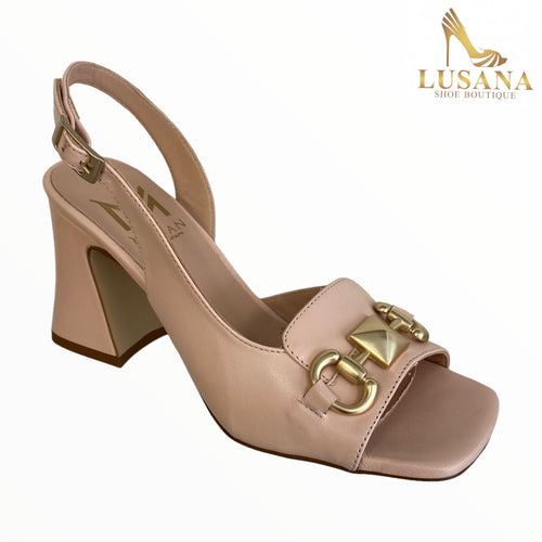 Marian Nude Sling back Sandal
