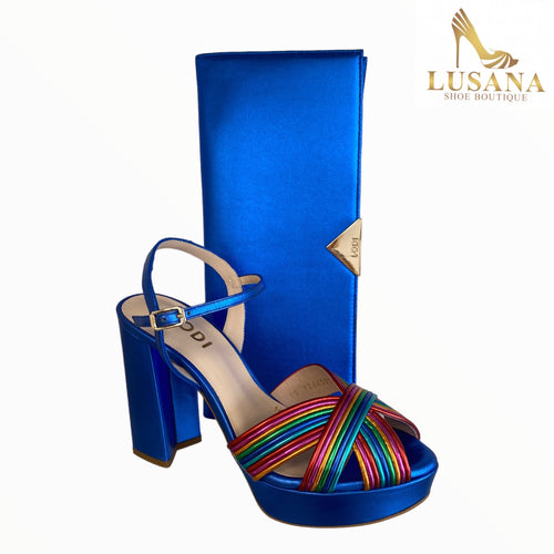 LODI Ante Cosmos Lazuli Clutch Bag