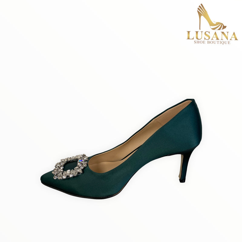 Marian Forest Green Shoe
