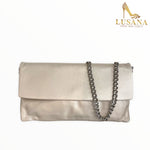 Le Babe Perla Leather Clutch Bag