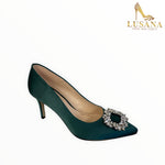 Marian Forest Green Shoe
