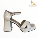 Wonders Julia White Platform Sandal