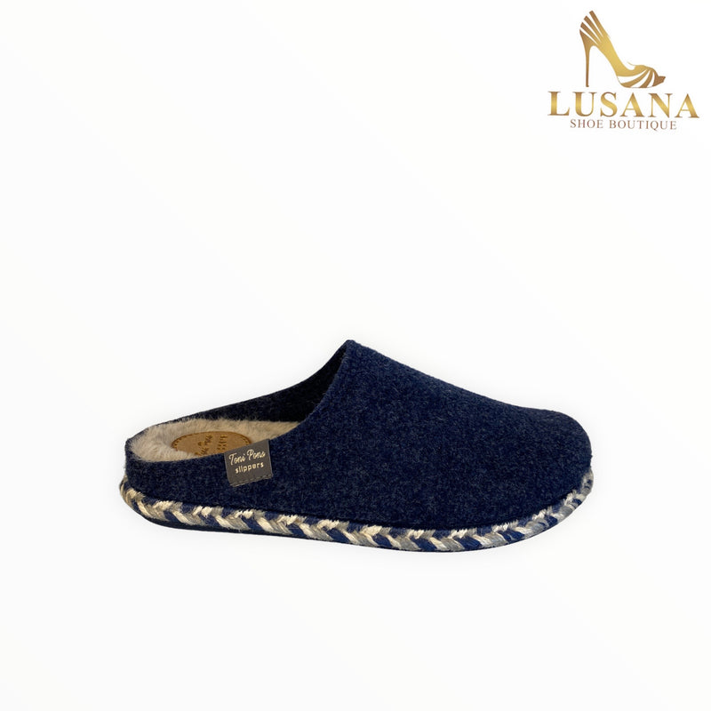 Toni Pons Navy Delfi-FP Slipper