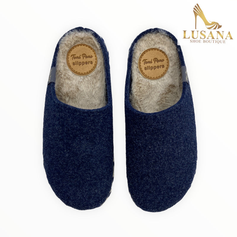 Toni Pons Navy Delfi-FP Slipper