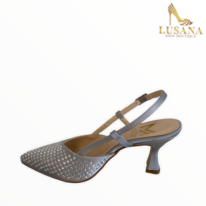 Marian Silver Grey Slingback