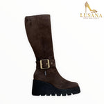 Marco Moreo Brown Suede Boot