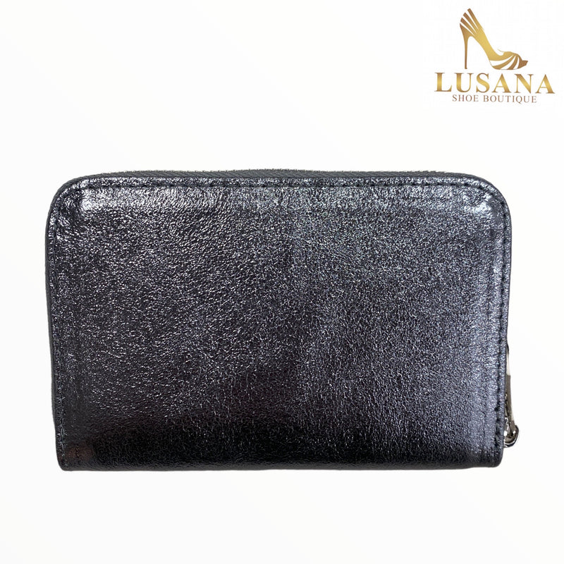 Andrea Cardone Silver Leather Wallet
